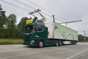 2016 Scania G360 4x2 Hybrid Truck with Siemens Pantograph